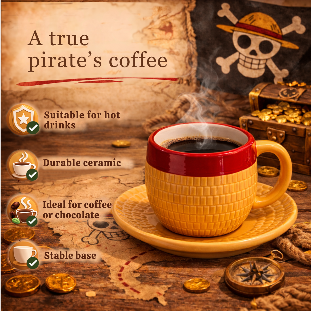 3D Iconic Hat Mugs – One Piece