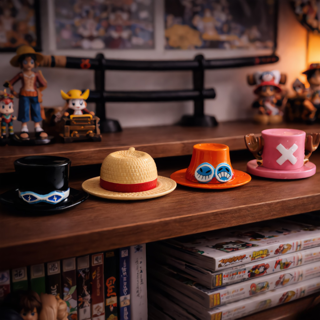 3D Iconic Hat Mugs – One Piece